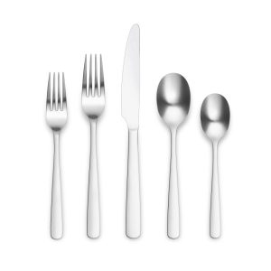 Ornative Aabbye 18/0 Stainless Steel 20 Pieces Flatware Set – 10.63″ H x 6.69″ W x 2.76″ D  |  Flatware Dinnerware Black, Gold, Silver