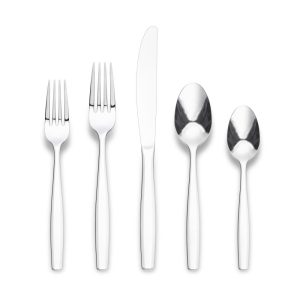 Ornative AMIAS 18/0 Stainless Steel 20 Pieces Flatware Set – 10.63″ H x 6.69″ W x 2.76″ D  |  Flatware Dinnerware Black, Gold, Silver