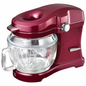 Ovation 5 qt Stand Mixer with Pour-In Top, 500W  |  Mixers Kitchen Appliances Grey, Red