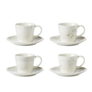 Oyster Bay 8-Piece Espresso Cup & Saucer Set  |  Cups Cups Cups