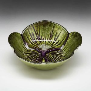 Pansy Green/ Purple Bowl  |  Bowls Bowls Bowls