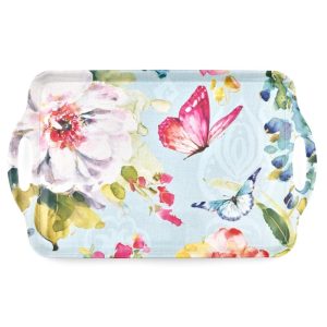 Pimpernel Colorful Breeze Large Melamine Handled Tray – 19.25″ x 11.5″  |  Serveware Dinnerware Multi