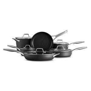 Premier Hard-Anodized Nonstick 11 Piece Cookware Set  |  Cookware Sets Cookware Sets Black