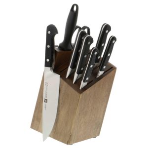 Pro 9-pc Knife Block Set – Black  |  Knife Sets