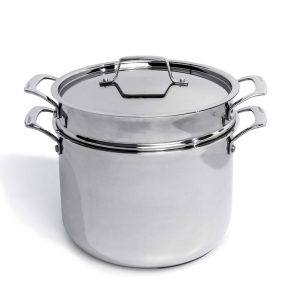 Professional 18/10 SS Tri-Ply  8 Qt Stock Pot with SS Lid 9.5″  |  Pots and Pans Pots & Pans Pots & Pans