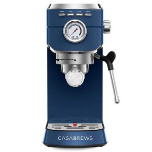 Professional 20 Bar Espresso Machine with 34oz Removable Water Tank Sapphire Blue – N/A  |  Espresso Machines Coffee & Tea Blue