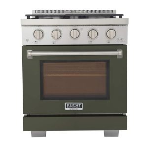 Professional 30 in. 4.2 cu. ft. Propane Gas Range and Convection Oven in Stainless Steel with True Simmer Burners  |  Major Appliances Kitchen Appliances Black, Grey, Stainless Steel, White