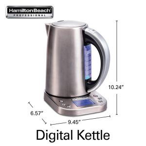 Professional Digital 1.7L Kettle  |  Tea Kettle Coffee & Tea Stainless Steel