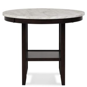 Reginald Espresso and Grey Counter Table  |  Bar Tables Bar Tables Bar Tables