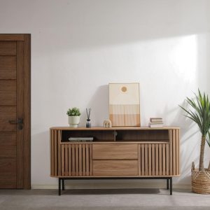 Renwick Sideboard 2 Drawers and 2 Doors  |  Buffets and Sideboards Buffets & Sideboards Brown