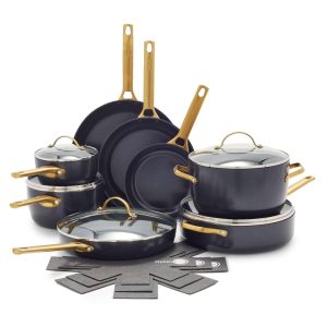 Reserve Healthy Ceramic Nonstick, 16 Piece Cookware Set  |  Cookware Sets Cookware Sets Black