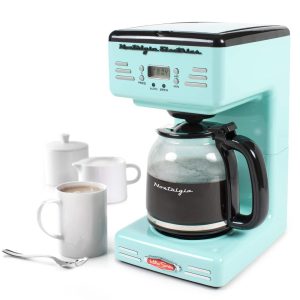 Retro 12-Cup Coffee Maker  |  Coffee Makers Coffee & Tea Blue