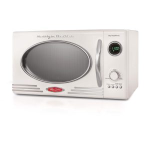 RMO4IVY Retro 0.9 Cubic Foot 800-Watt Countertop Microwave Oven – Ivory  |  Major Appliances Kitchen Appliances Major Appliances