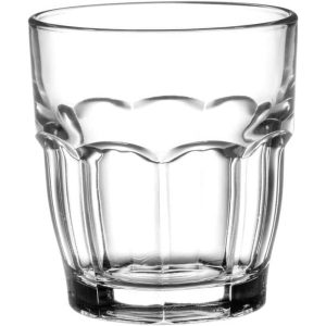 Rock Bar Juice Stackable Drink Glass Set of 6 – 7.25 oz.  |  Drinking Glasses Dinnerware Clear