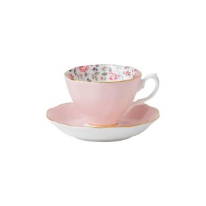 Rose Confetti Teacup & Saucer Set  |  Cups Cups Cups