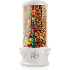 Rotating Triple Candy Dispenser – White  |  Food Processors Food Processors Food Processors