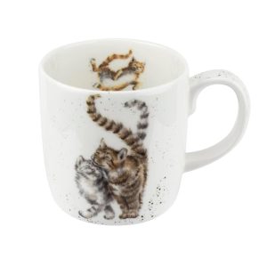 Royal Worcester Wrendale Design Mug Cats or Mouse Design  |  Mugs Dinnerware Mugs