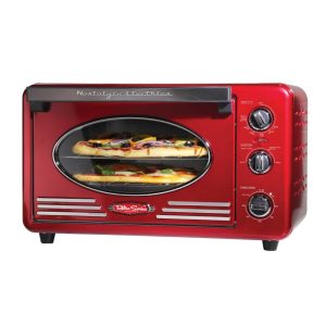 RTOV2RR Retro 12-Slice Convection Toaster Oven  |  Toasters Kitchen Appliances Red