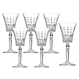 s Marilyn Set of 6 Red Wine Goblets  |  Wine Glasses Dinnerware Clear