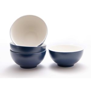 Saffire Blue Cereal / Pasta Bowls Set / 4  |  Bowls Bowls Bowls