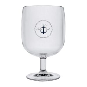 Sailor Soul Break Resistant Stackable Wine Glass  |  Wine Glasses Dinnerware Clear