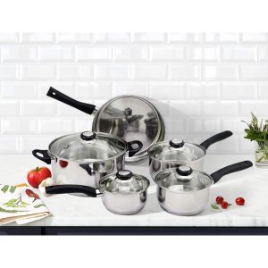 Saint Birch Stainless Steel Cookware Set  |  Cookware Sets Cookware Sets Cookware Sets