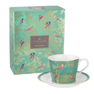 Sara Miller for  London Chelsea Teacup and Saucer – 8 oz.  |  Cups Cups Cups