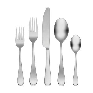 Satin Icarus 45 Piece Everyday Flatware Set, Service For 8  |  Flatware Dinnerware Flatware