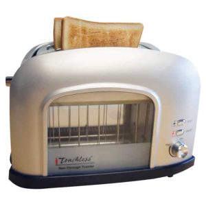 See-Through Automatic Toaster  |  Toasters Kitchen Appliances Silver