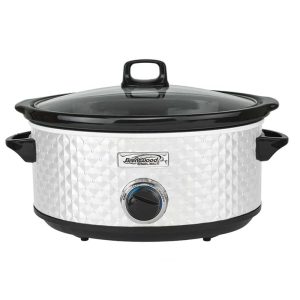 Select 7 Quart Slow Cooker – N/A  |  Slow Cookers Kitchen Appliances Black, Bronze, Silver, White