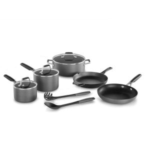 Select by  Hard-Anodized Nonstick Cookware, 10 Piece Set  |  Cookware Sets Cookware Sets Black