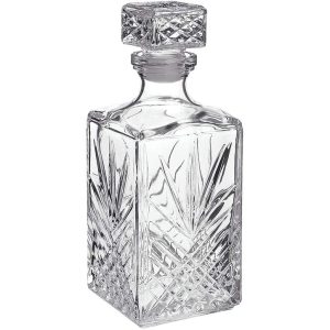 Selecta Whiskey Decanter – 33.75 Ounces  |  Serveware Dinnerware Clear