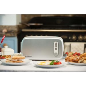 Seren Toaster-Main unit plus Silver/Chrome Panel  |  Toasters Kitchen Appliances Silver