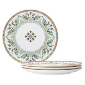 Serene Garden Set Of 4 Salad Plates, 8-1/4″  |  Plates Dinnerware Green