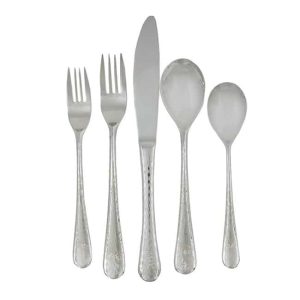 Shimmer 20-piece Stainless Steel Flatware Set  |  Flatware Dinnerware Flatware