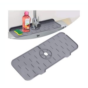 Silicone Sink Splash Pad  |  Kitchen Tools Kitchen Tools Grey