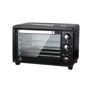 Simple Toaster Oven with 20Litres Capacity,Compact Size Countertop Toaster, Easy to Control with Timer-Bake-Broil-Toast Setting  |  Toaster Ovens Kitchen Appliances Black