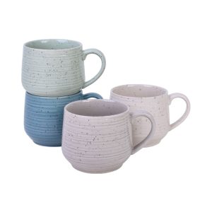 Siterra Artist’s Blend Set Of 4 Mugs  |  Mugs Dinnerware Blue, Green, Multi