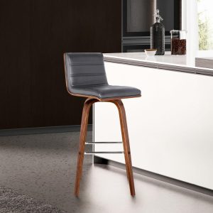 Skara 30-inch Wood Swivel Bar Stool  |  Counter and Bar Stools Counter & Bar Stools Brown, Cream, Grey