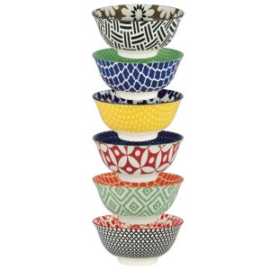 Soho Individual Porcelain Bowls (Set of 6)  |  Bowls Bowls Bowls