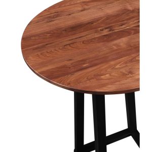 Solid Walnut Round Bar Table  |  Bar Tables Bar Tables Bar Tables