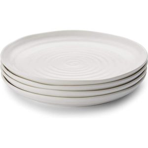 Sophie Conran Coupe Salad Plates Set of 4  |  Plates Dinnerware Plates