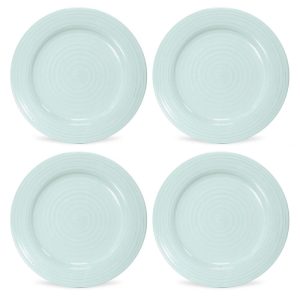 Sophie Conran Dinner Plates Set of 4  |  Plates Dinnerware Blue, White