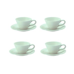 Sophie Conran Teacup and Saucer Set of 4 – 8 Ounce  |  Cups Cups Cups