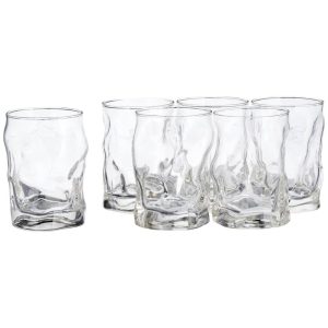 Sorgente Rocks Glass Set of 6 – 10.25 oz  |  Drinking Glasses Dinnerware Clear