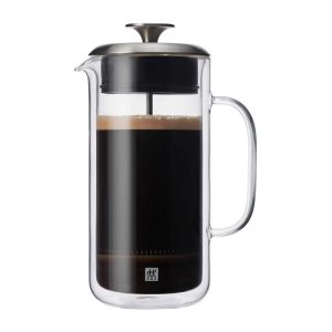 Sorrento Plus Double Wall French Press – Clear – 27-oz  |  Coffee Makers Coffee & Tea Coffee Makers