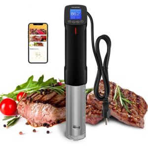 Sous Vide Machine 1000 Watts Sous-Vide Cooker Immersion Circulator – 2.36″D x 2.36″W x 16.14″H  |  Pressure Cookers Kitchen Appliances Pressure Cookers