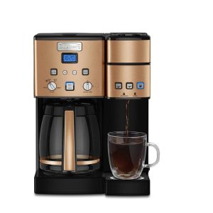 SS-15CP 12 Cup Coffee Maker And Single-Serve Brewer, Copper  |  Coffee Makers Coffee & Tea Coffee Makers