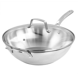 Stainless Steel Essential 12 Inch Pan with Lid  |  Pots and Pans Pots & Pans Pots & Pans