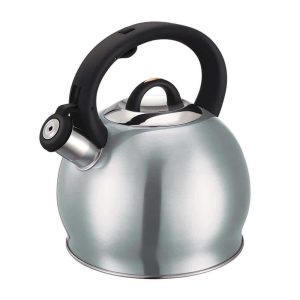 Stainless Steel Kettle 3.2 qt Moonlight Collection  |  Tea Kettle Coffee & Tea Grey